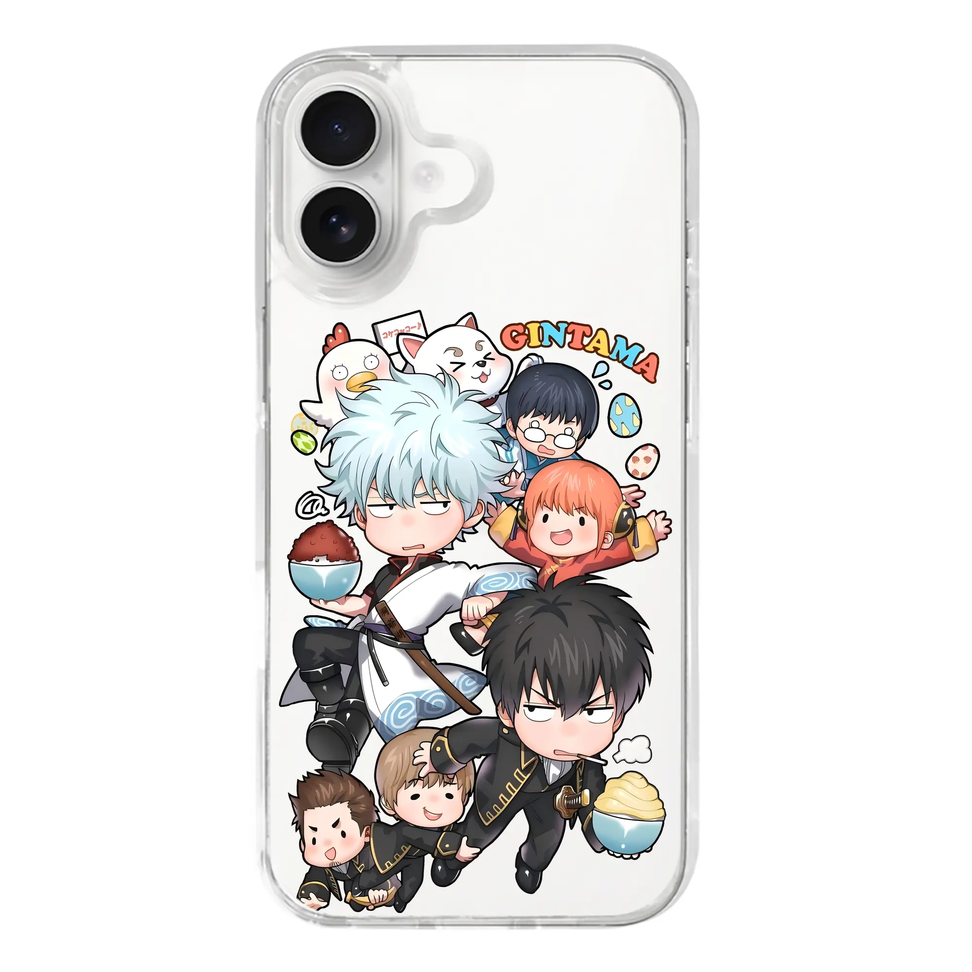 銀魂 グッズ 坂田 銀時 - iPhone 17シリーズ 透明スマホケース – 薄型・耐衝撃・精密フィット保護カバー